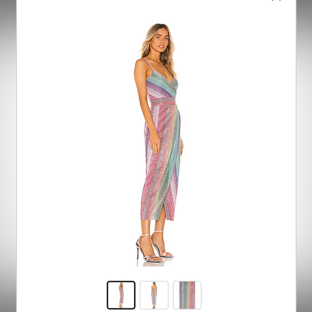 multicolor sequin dress with tags on